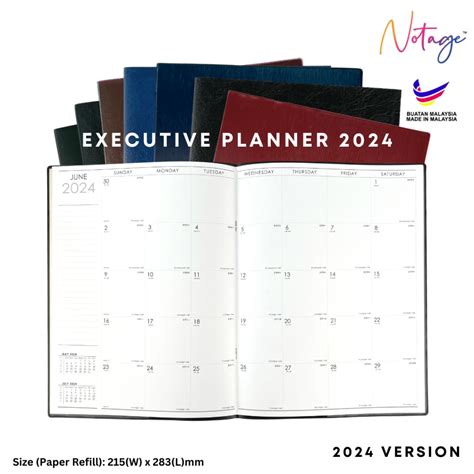 Executive Planner 2024 A4 Size Corporate Planner Planning Column