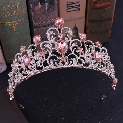 Buy Pink Crown Princess Pink Tiara Majestic Crowns