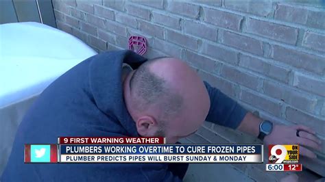 Plumbers Working Overtime To Fix Frozen Pipes Youtube