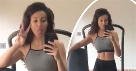 Michelle Keegan Flashes Impossibly Toned Abs In Revealing Exercise Gear