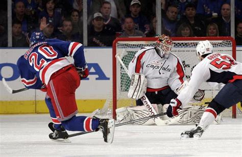 New York Rangers Win First Game Of The Series Against Washington