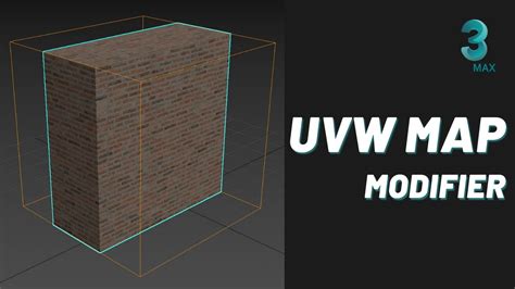 Uvw Map Modifier In 3ds Max Youtube