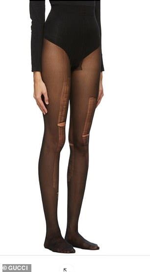 Gucci Is Slammed For Selling Ripped Tights For £146 Daily Mail Online