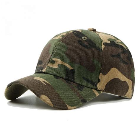 Adjustable Men Army Camouflage Camo Cap Camouflage Hats Climbing Cap
