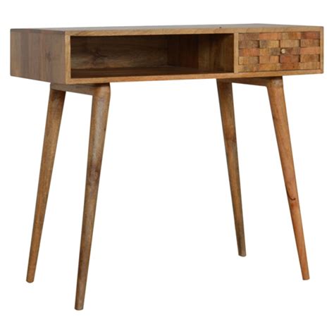 Tufa Wooden Study Desk In Grey And Oak Ish Fif