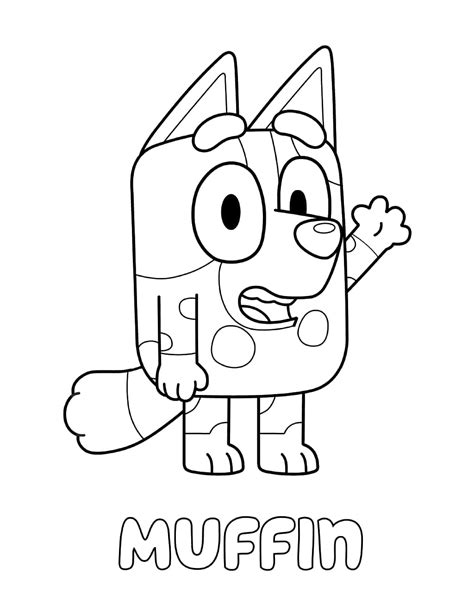 ️bluey And Bingo Coloring Pages Free Download