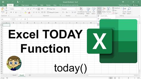 Using The Excel Today Function To Set Target Dates Youtube