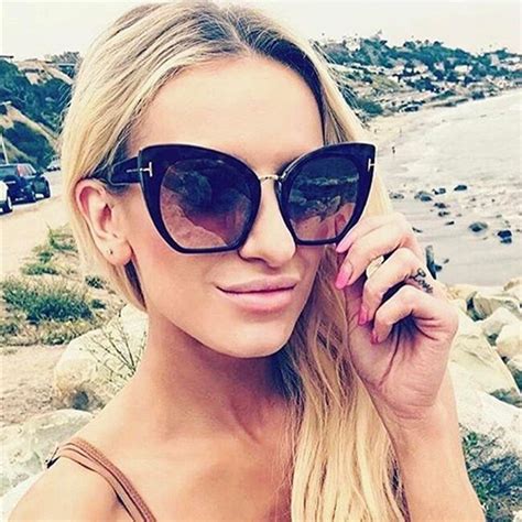 realstar oversized tom sunglasses women brand designer luxury square sun glasses women 2018