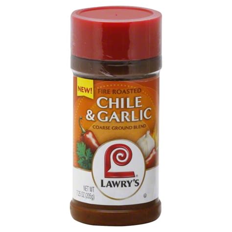 LawrysÂ Fire Roasted Chile And Garlic Coarse Ground Blend 725 Oz