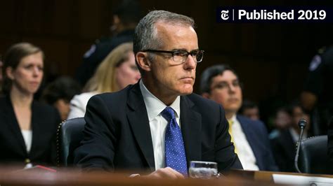 Prosecutors Near Decision On Whether To Seek An Andrew Mccabe