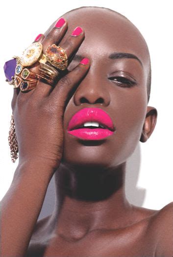 Neon Pink Black Girls Can Wear Bright Lip Stick Looks