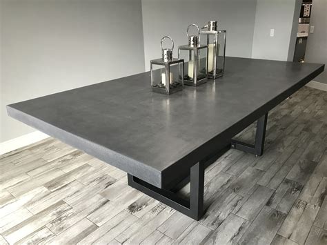 Custom Dining Table 10 Person 9ft X 45ft X 3 Inches Thick Concrete