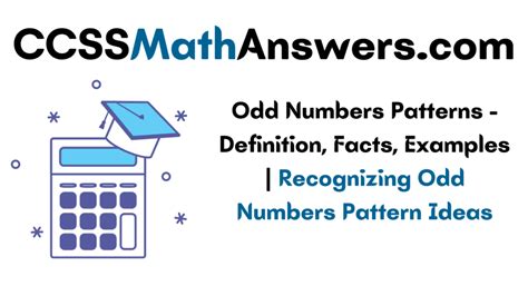 Odd Numbers Patterns Definition Facts Examples Recognizing Odd