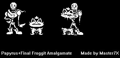 Papyrus+Final Froggit Amalgamate by Master7X on DeviantArt