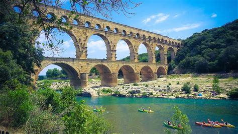 Pont Du Gard Tallest Bridge Of The Roman Empire Engineering Feat Of 52 Km Nîmes Aqueduct