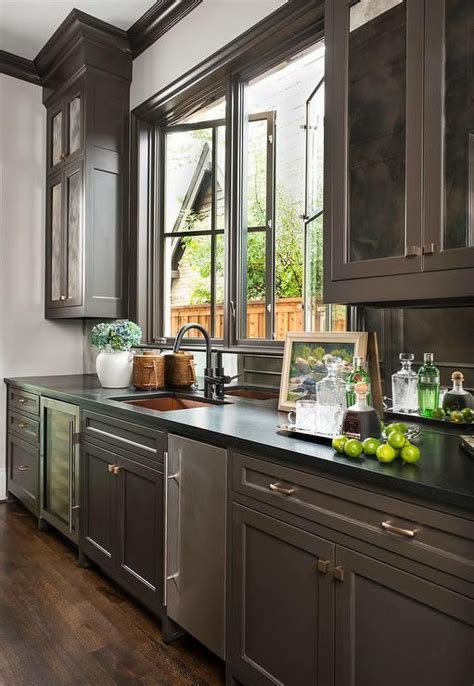 Get the best deal for mirror kitchen cabinets from the largest online selection at ebay.com. Mirrored bar backsplash and black quartz countertops keep ...