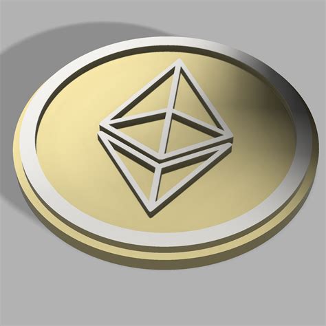 Free Stl File Ethereum Coin・3d Printing Template To Download・cults