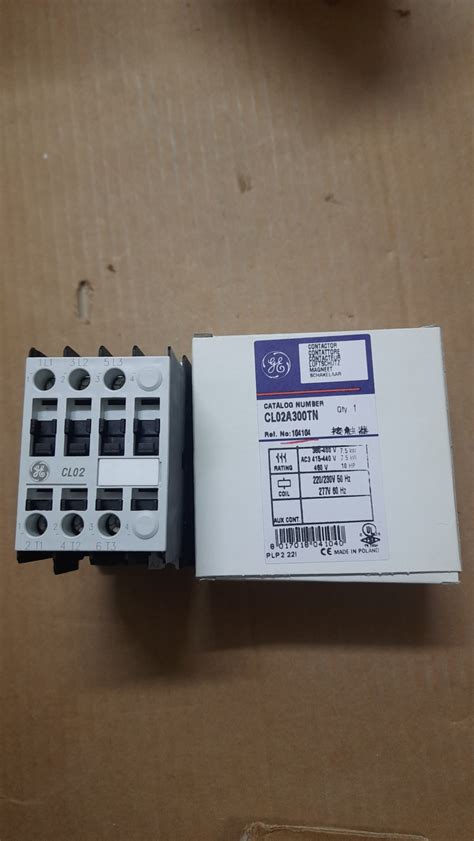 104104 Ge Cl02a300tn Contactor 75kw Ac 3 Coil 220 230v 50hz 277v