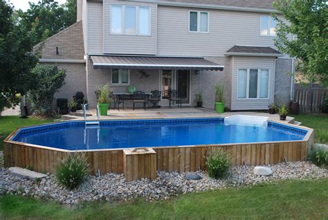 Cool Above Ground Pool Landscape Ideas And Pictures 2022
