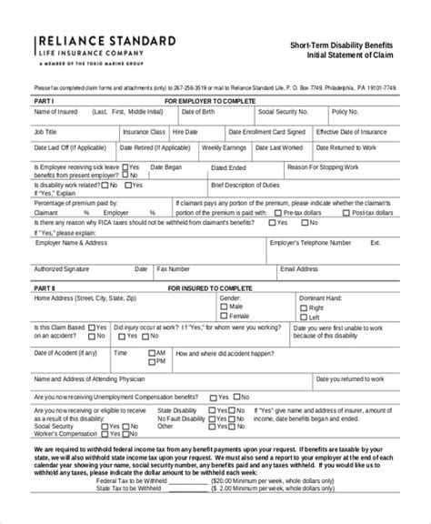 Many forms must be completed only by a social security representative. FREE 9+ Sample Social Security Disability Forms in PDF | Word