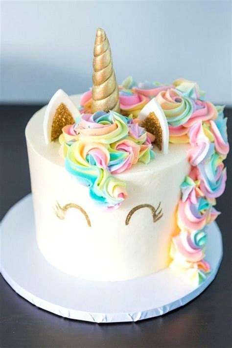 image result  easy  year  birthday cake ideas girl birthday cake kids unicorn birthday