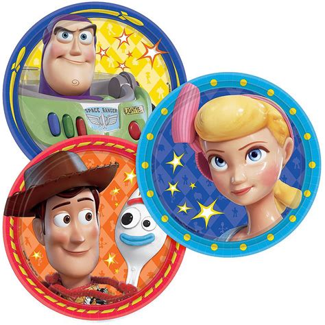 Toy Story 4 Dessert Plates 8ct Toy Story Birthday Toy Story Party