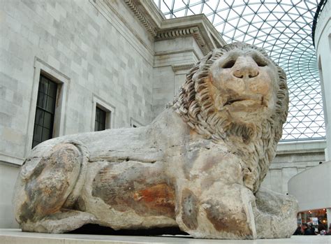 7 Ton Marble Lion From A Greek Monumental Tomb At Knidos Now In Sw