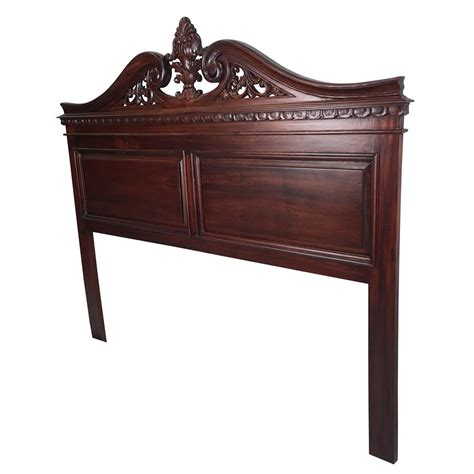 Solid Mahogany Wood Chippendale Bed Head King Size Antique Style Turendav Australia Antique