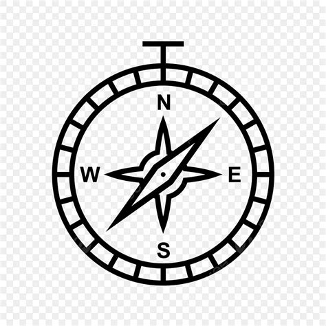 Compass Line Black Icon Line Icons Black Icons Compass Icons Png And