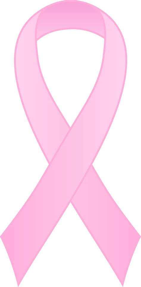 Breast Cancer Awareness Pink Ribbon Free Clip Art