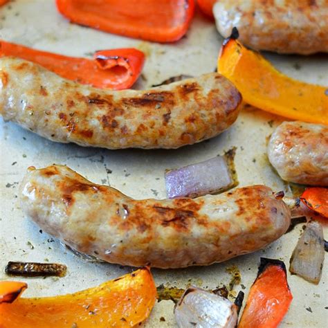 How To Bake Italian Sausages With Peppers Easy Sheet Pan Recipe