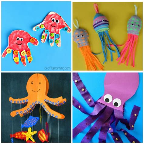 12 Outstanding Octopus Crafts For Kids I Heart Crafty Things