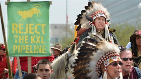 Cowboys And Indians Stage A Feisty Keystone Xl Protest Grist
