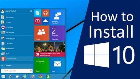 There are actually quite a few people who ask about how to do it, so i'll give you a couple of good options. How to Install Windows 10 on Your PC! - YouTube