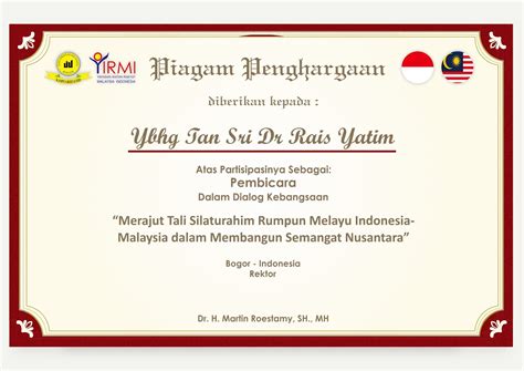 Foto copy sertifikat pelatihan satpam sertifikat pelatihan Sertifikat: CONTOH SERTIFIKAT INDONESIA-MALAYSIA