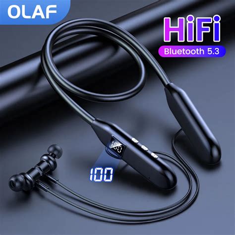 Olaf Tws Bluetooth 5 3 Wireless Earphones Headphones Earbud Magnetic