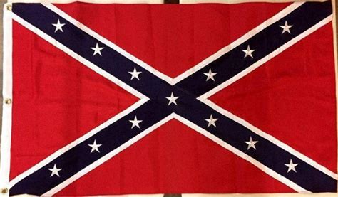 Rebel Flag Confederate Flag Outdoor Double Nylon Embroidered 5x86x10 Ft