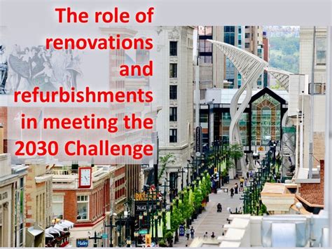The Role Of Renovations And Refurbishments In Meeting The 2030