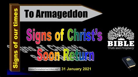 Signs Of Christs Soon Return Youtube