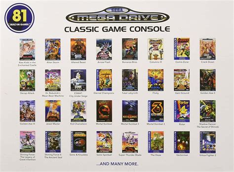 Sega Mega Drive Classic Game Console 81 In 1 Sega Official Licensed