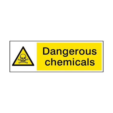 Dangerous Chemicals Hazard Sign Safety Uk