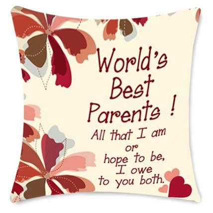 Best gift ideas of 2021. Worlds Best Parents cushion | Gift Worlds Best Parents ...