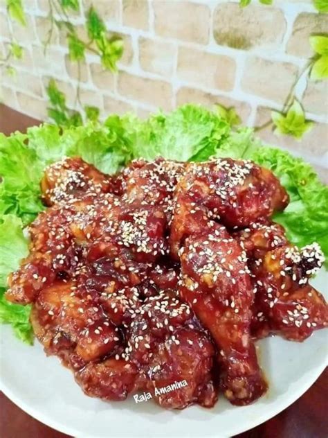 Resepi Ayam Spicy Korean Pedas Giler Tengok Jer Pun Dah Menggiurkan