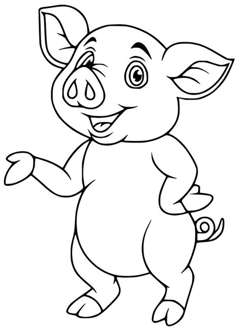 Baby Pig Printable Coloring Page Free Printable Coloring Pages For Kids
