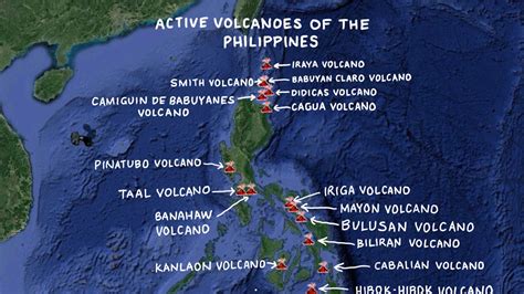 Active Volcanoes Of The Philippines Youtube