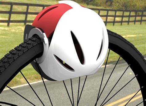 Head-Lock is Your Helment and Bicycle Wheel Lock - Tuvie