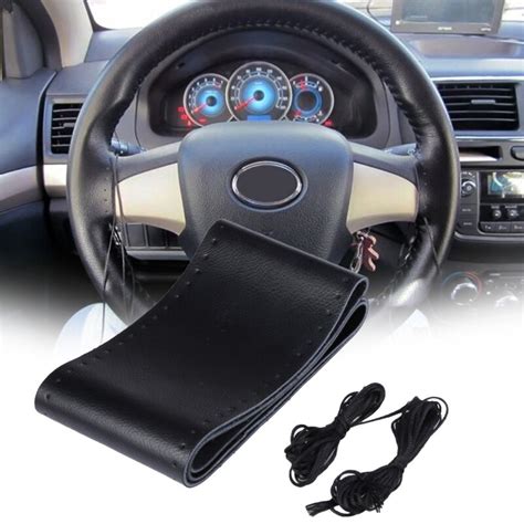 Maybe you would like to learn more about one of these? Universal DIY Braided Car Steering Wheel Cover DIY Faux Leather steering whell Braid With ...