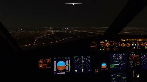 Nightly Landing At Dubai Youtube