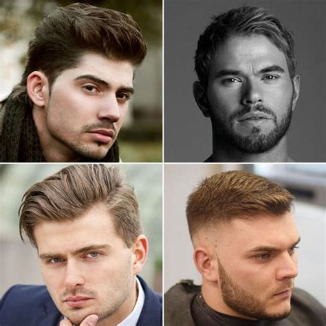 Mens Hairstyle For Round Face Shape With Beard Hairstyles For Round