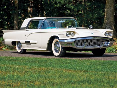 1958 Ford Thunderbird Hardtop Coupe 63a Luxury Retro Wallpapers